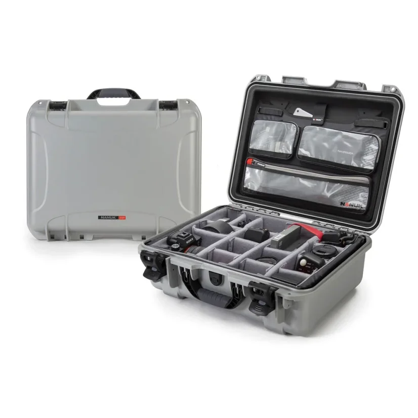 NANUK 930 Pro Photo Kit - Silver