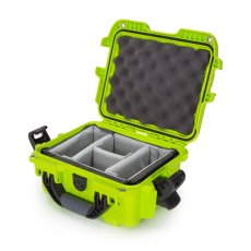 Nanuk 905 Case w/padded divider - Lime