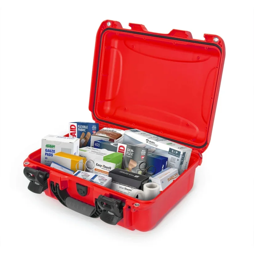 Nanuk 920 Case 920 empty – w/First Aid Logo - Red