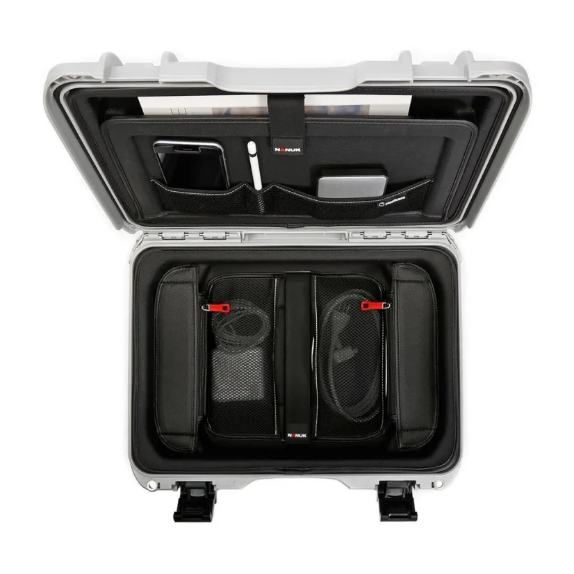 Nanuk 923 Case w/Laptop kit, w/strap - Silver