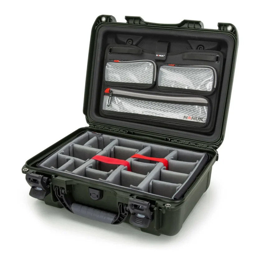 NANUK 925 Pro Photo Kit - Olive