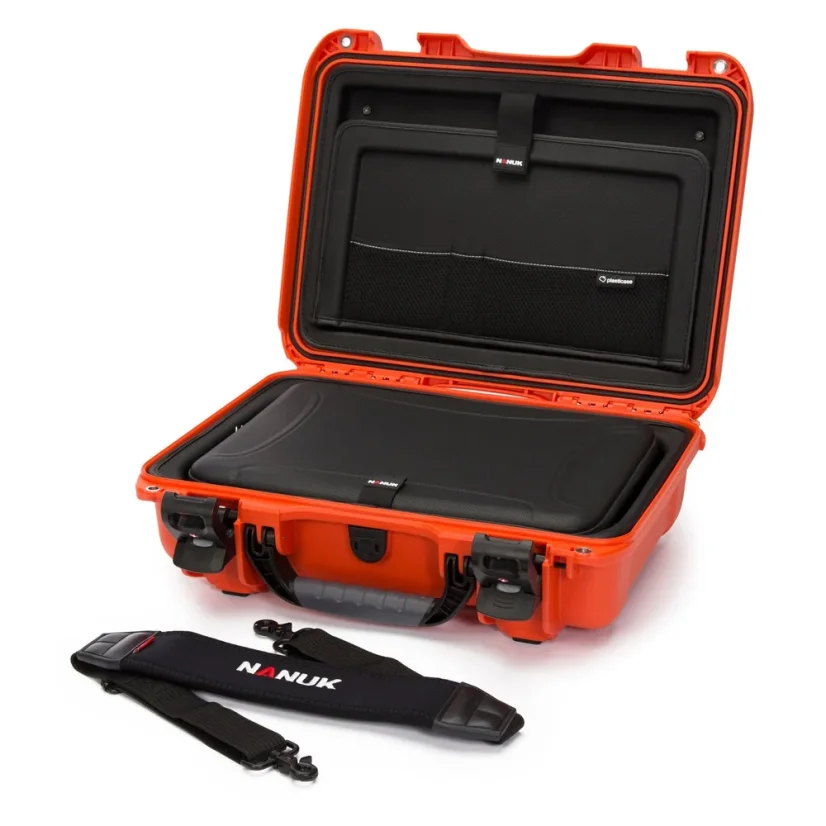 Nanuk 923 Case w/Laptop kit, w/strap - Orange