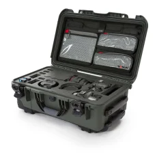 Nanuk 935 Case w/lid org. - w/f for 2 bodies DSLR - Olive
