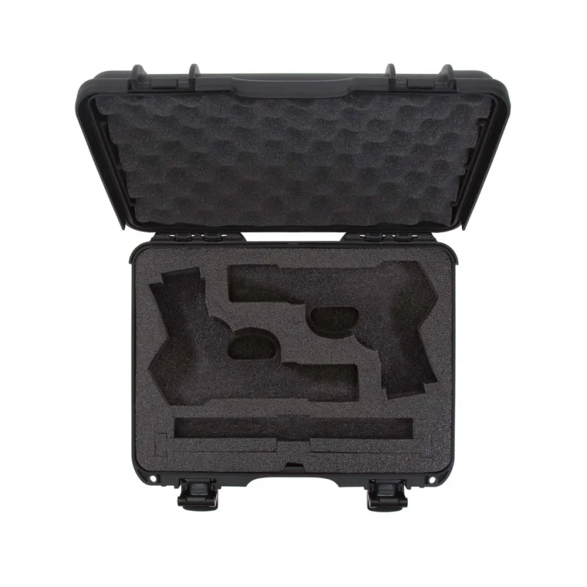 Nanuk 910 2UP GUN Case w/classic gun - Black