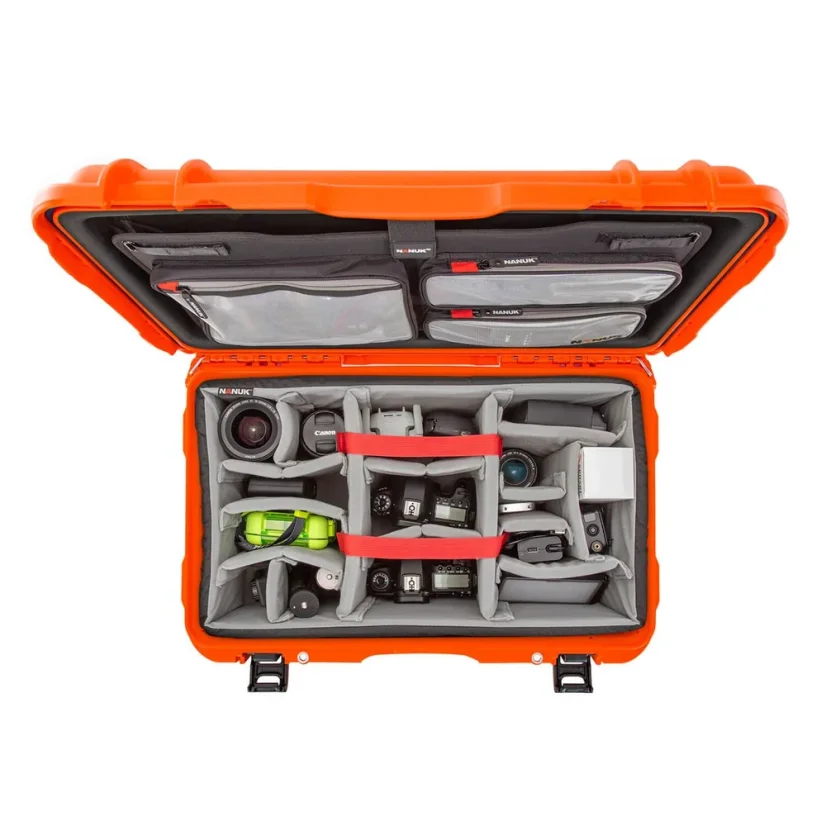 NANUK 938 Case Pro Photo Kit - Orange