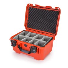 Nanuk 918 Case w/padded divider - Orange