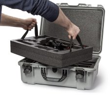 Nanuk 940 Case with Foam DJI Ronin M - Silver