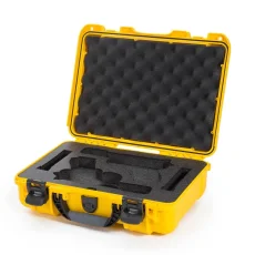 Nanuk 910 2 UP Gun Case w/glock - Yellow