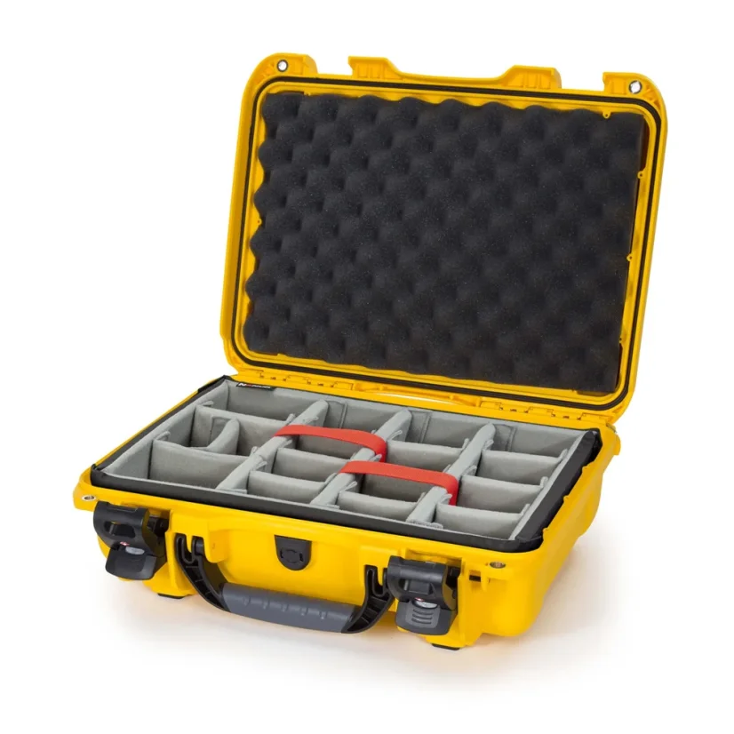 Nanuk 923 Case w/padded divider - Yellow