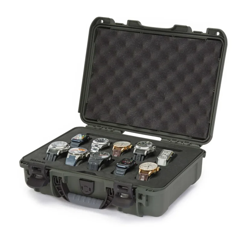 Nanuk 910 Case with Foam for watch - Olive