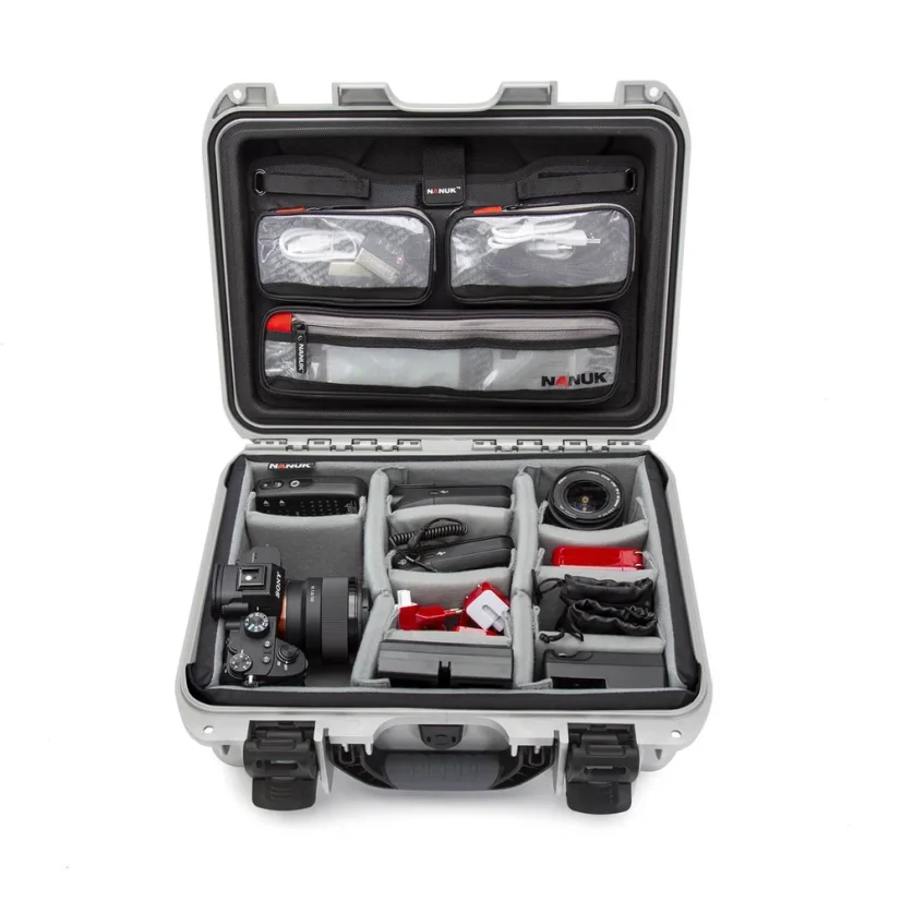 NANUK 920 Pro Photo Kit - Silver