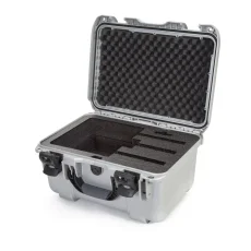 Nanuk 918 Case with Foam insert for revolver – Silver