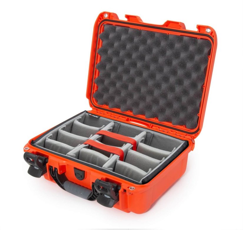 Nanuk 920 Case w/padded divider - Orange