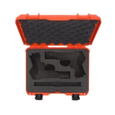 Nanuk 910 2UP GUN Case w/classic gun - Orange