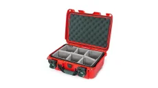 Nanuk 915 Case w/padded divider - Red