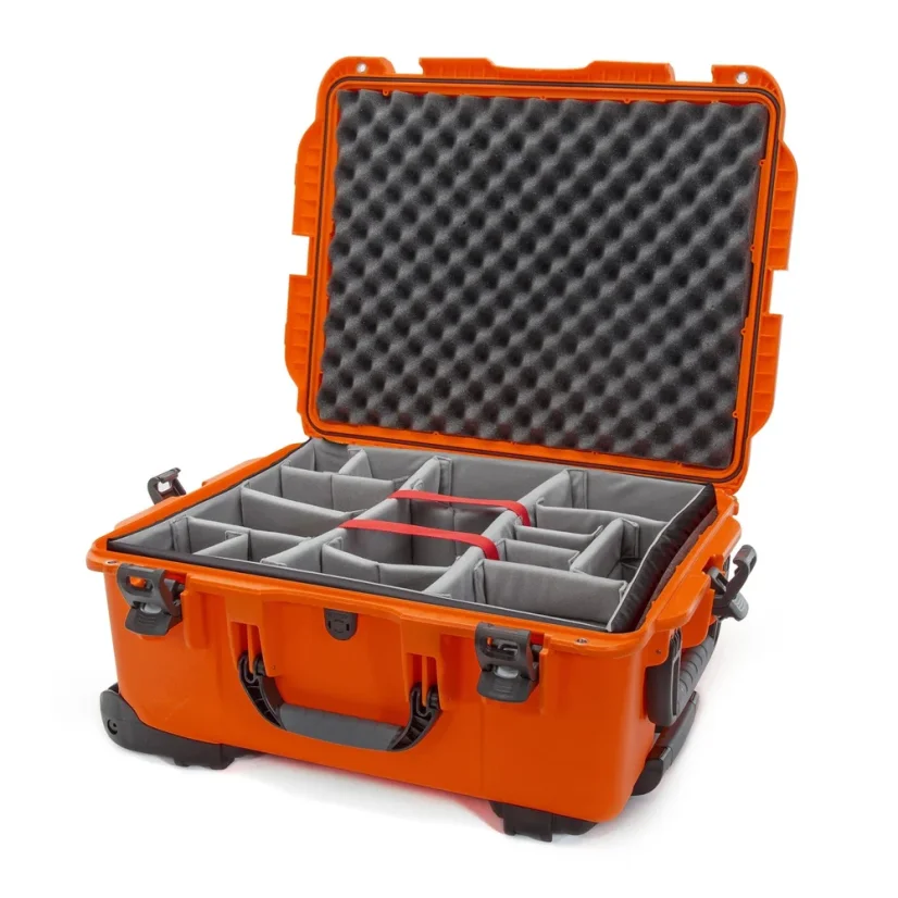 Nanuk 955 Case w/padded divider - Orange