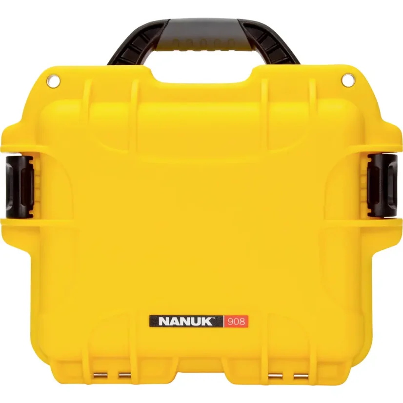 NANUK 908 Case w/padded divider - Yellow