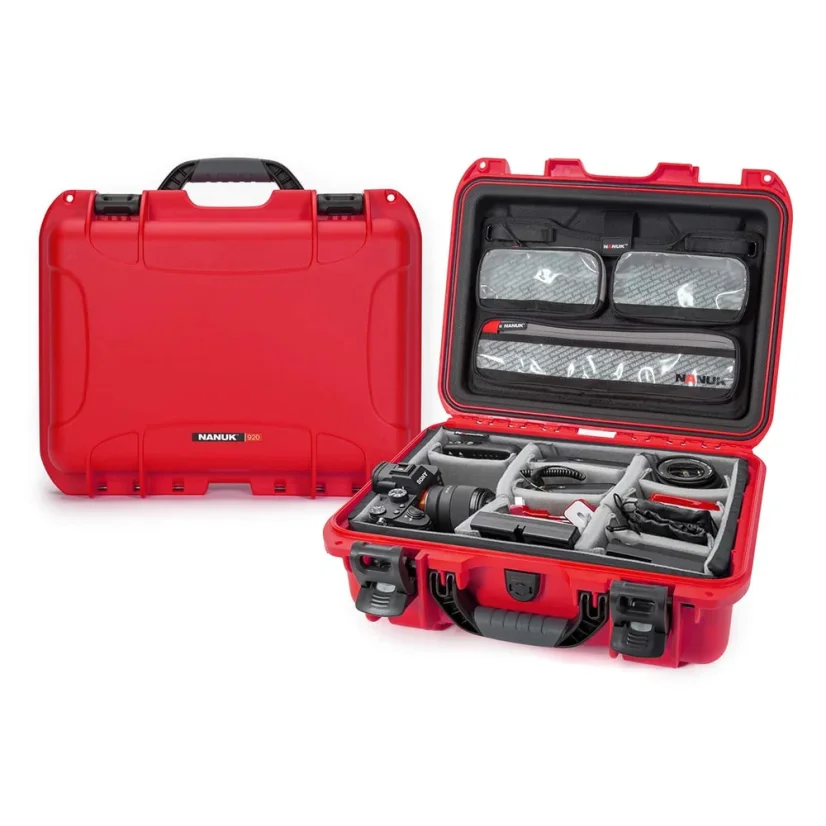 NANUK 920 Pro Photo Kit - Red