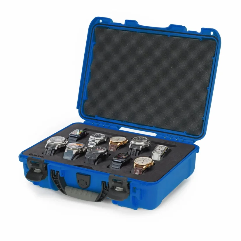 Nanuk 910 Case with Foam for watch - Blue